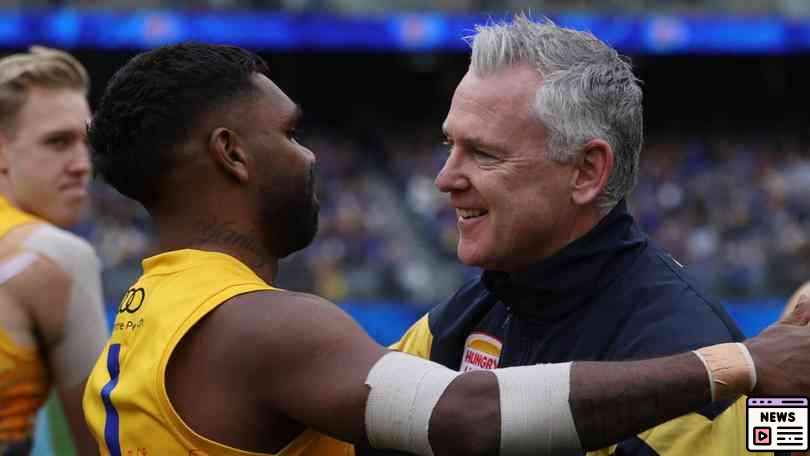 Adam Simpson’s Front Bar Debut: Eagles Coach Eyeing Future