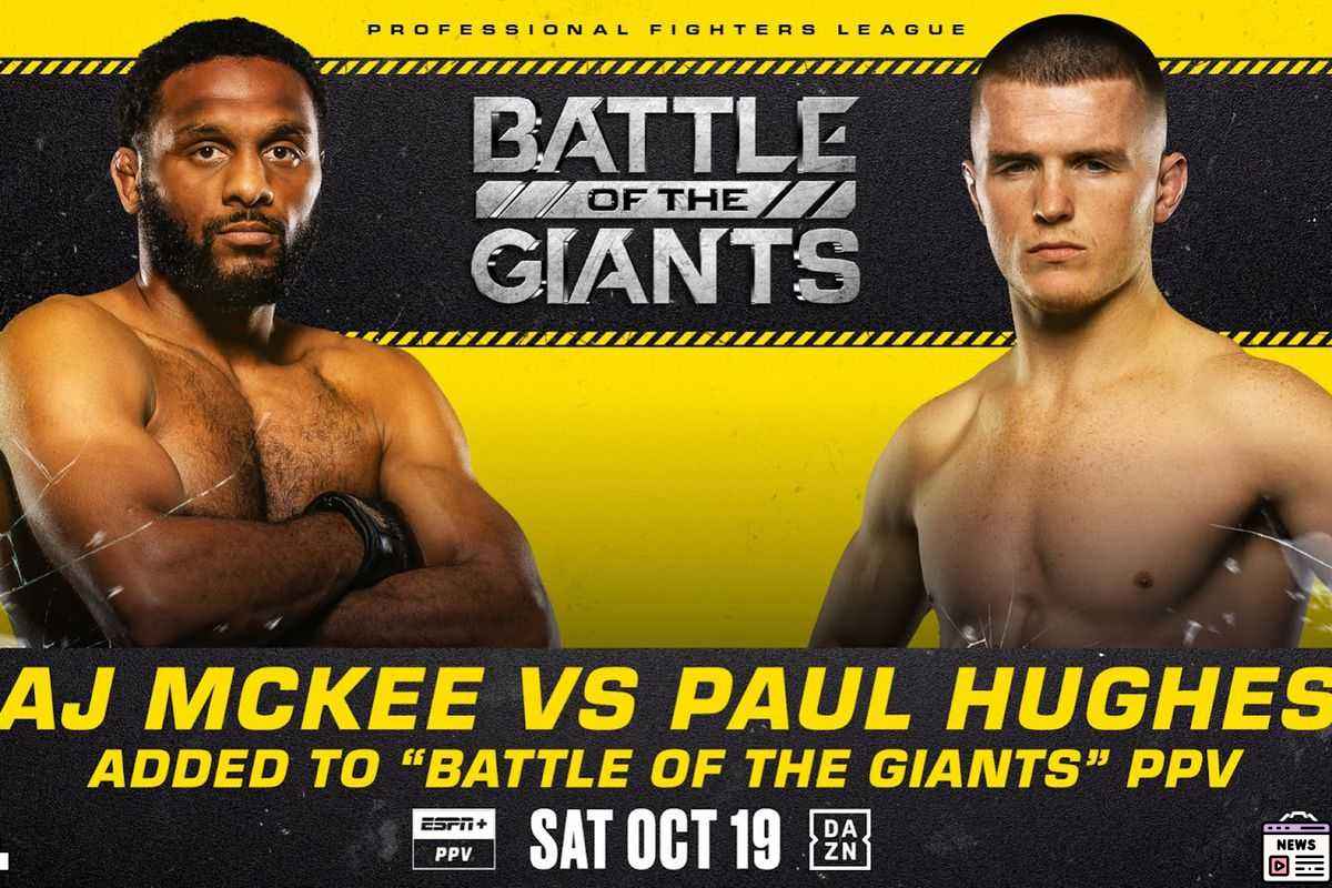 Paul Hughes Excited for PFL Battle Against AJ McKee in Saudi Arabia