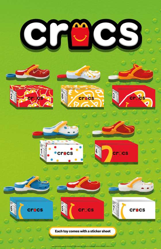 McDonald’s Launches Exciting Crocs Happy Meal with Must-Have Toys