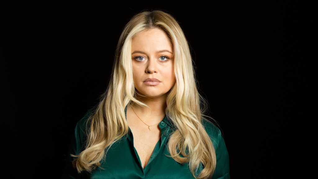 Emily Atack Stuns in Black Minidress on Pink Carpet After Baby