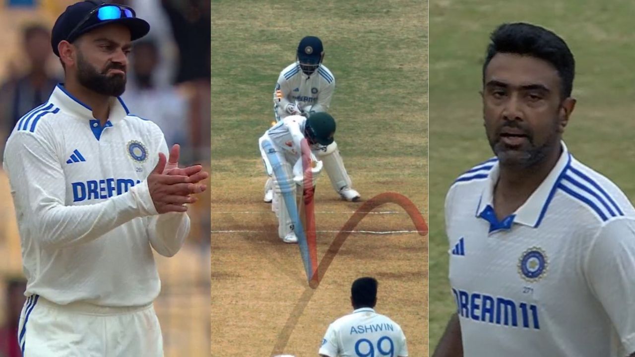 Ashwin’s Stunning Delivery Wows Kohli as Mominul Falls in 1st Test