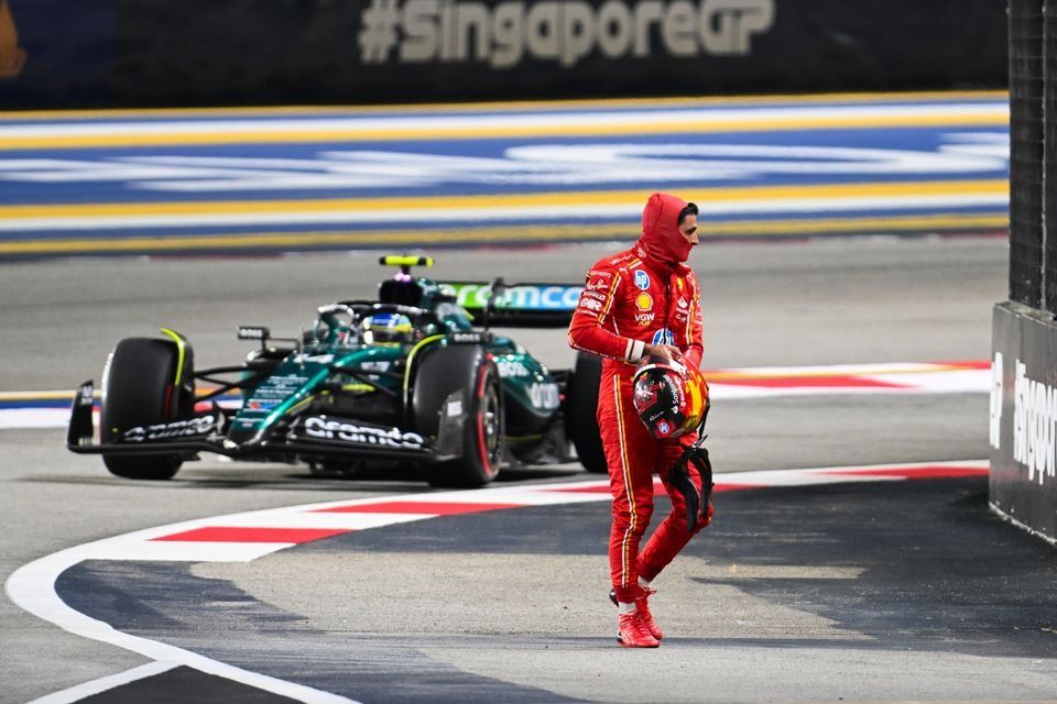 Ferrari Faces Double Trouble in Singapore Qualifying Drama