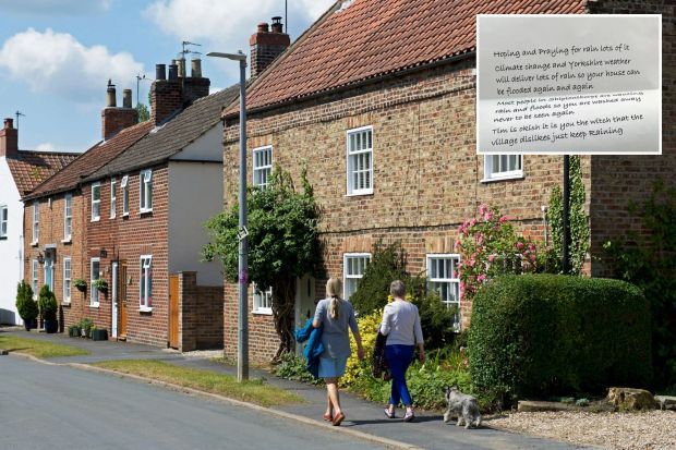 Vicious Letters Terrorize Peaceful Yorkshire Village Community