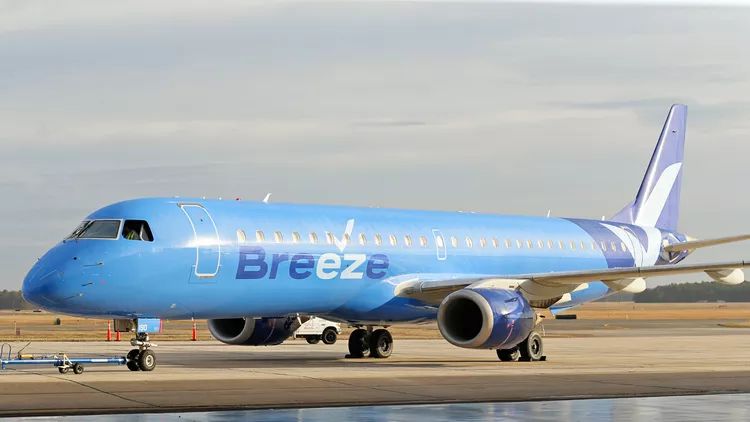 Score Big Savings on Breeze Airways with 40% Off Fall and Winter Flights