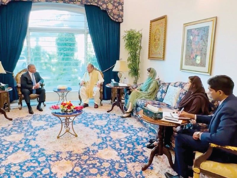 Strengthening Ties: Nawaz and Maryam Engage with US Envoy in Lahore