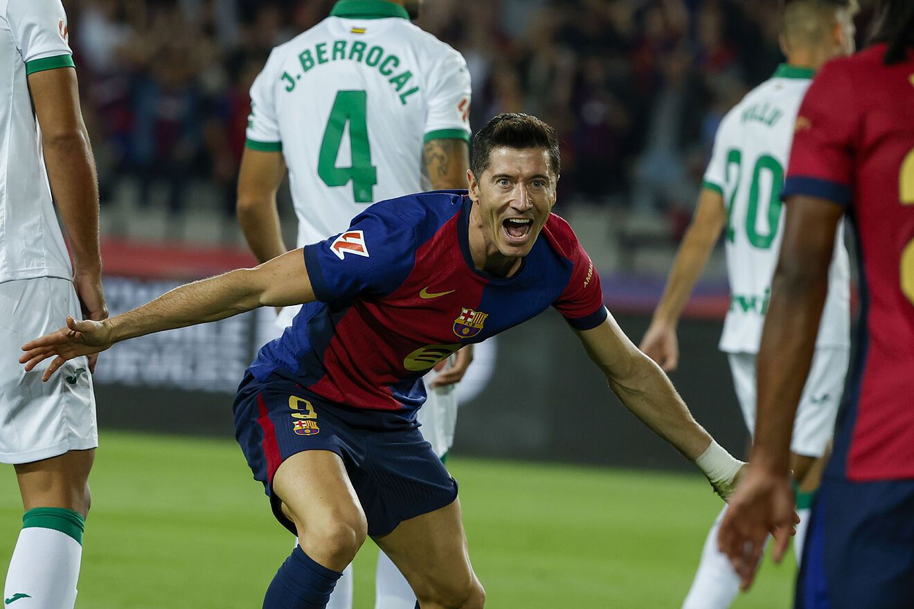 Barcelona Secures Seventh Win with Lewandowski’s Key Goal Against Getafe