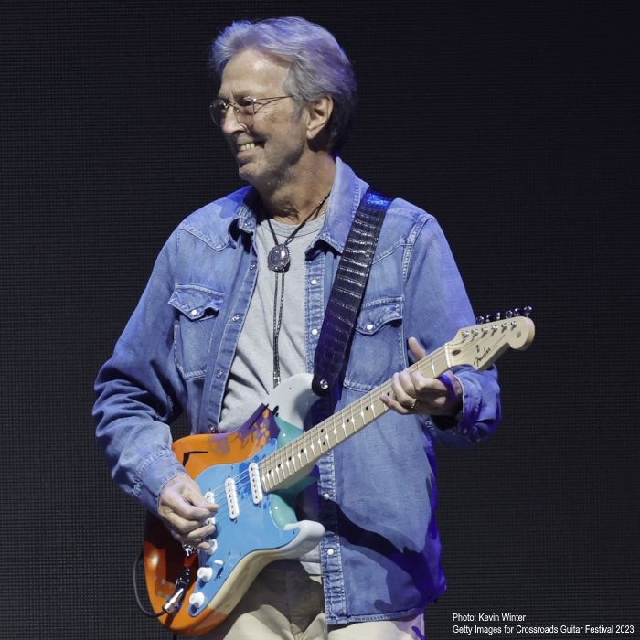 Stunning Eric Clapton Photo Captures Guitar Legend in Action