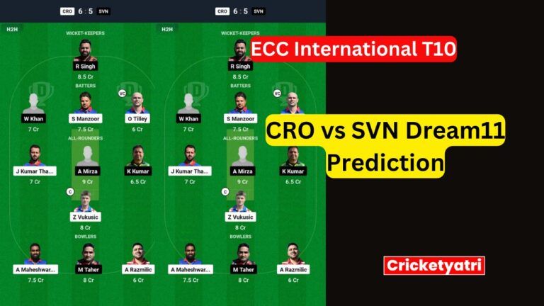 CRO vs SVN T10 Match Insights and Dream11 Fantasy Guide