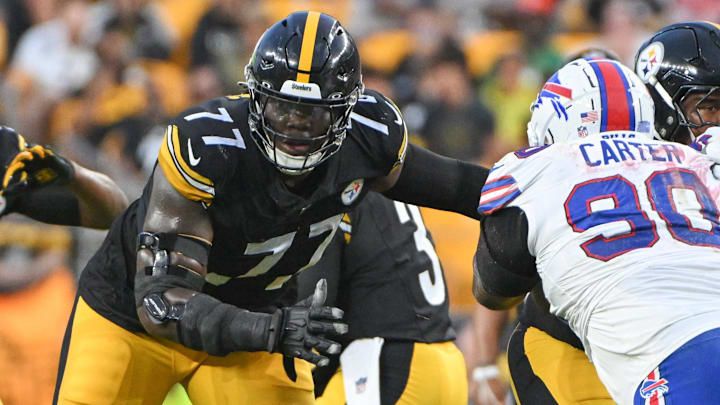 Broderick Jones Responds to Steelers Fans After Colts Loss