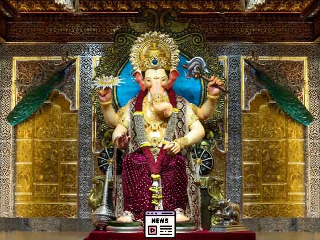 Anant Ambani’s Generous Gift: A Golden Crown for Ganesh Chaturthi