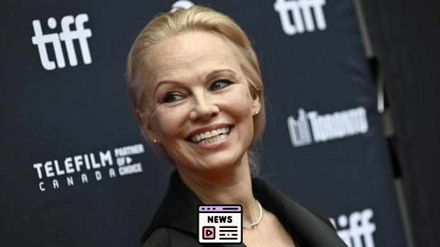 Pamela Anderson Shines in Stylish Menswear at TIFF Premiere