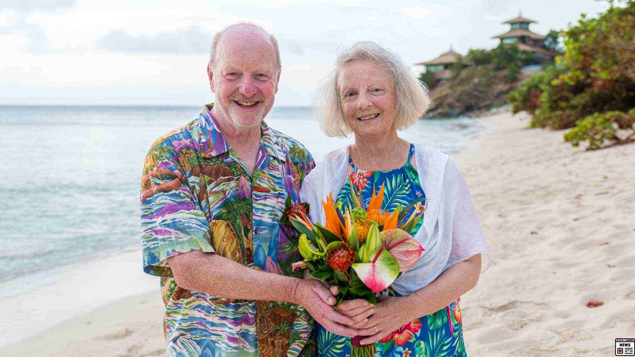 Alan Bates Ties the Knot on Richard Branson’s Caribbean Paradise