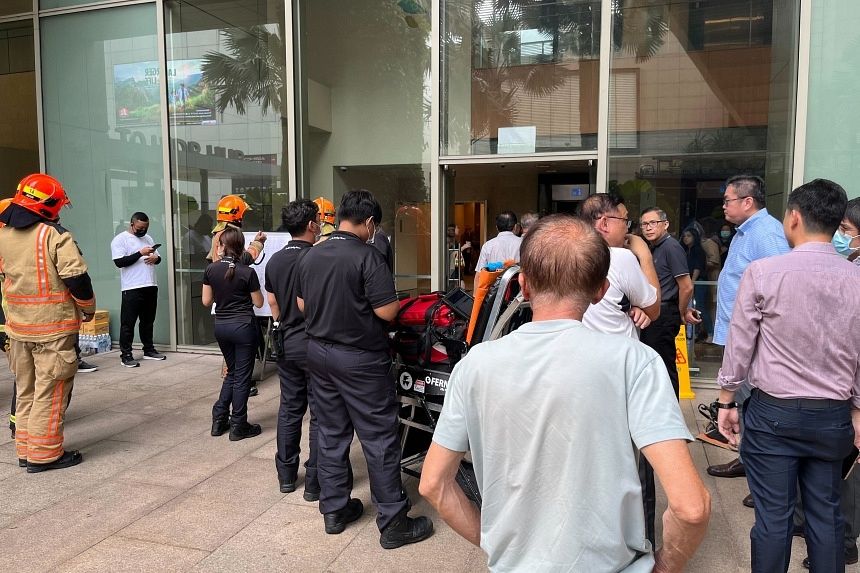 Fire Breaks Out in HDB Hub Basement Quickly Extinguished