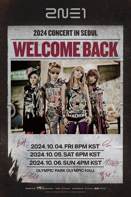 2NE1 Makes a Triumphant Return with Asia Tour 2024