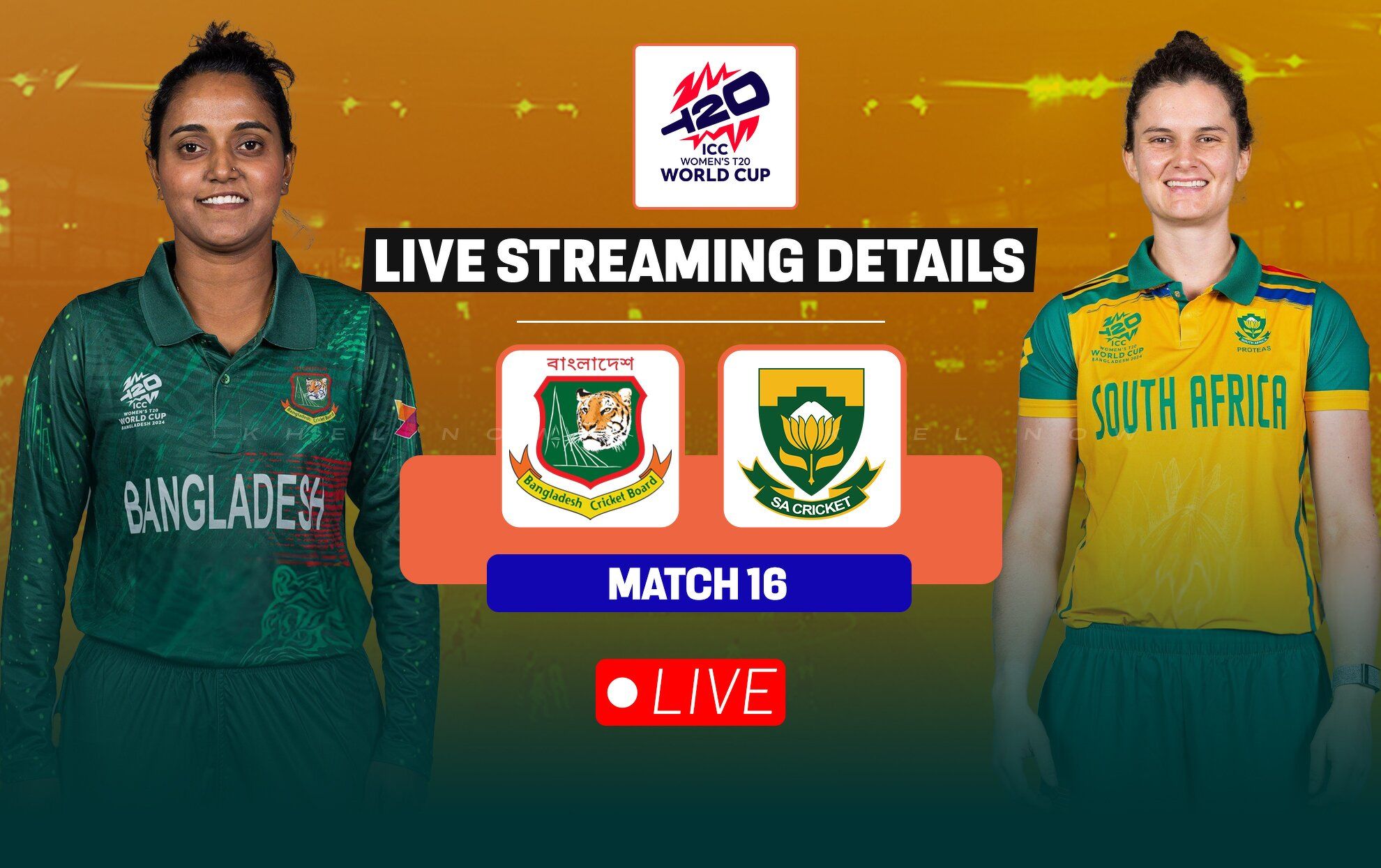 Catch the Action as South Africa Faces Bangladesh in Women’s T20 World Cup