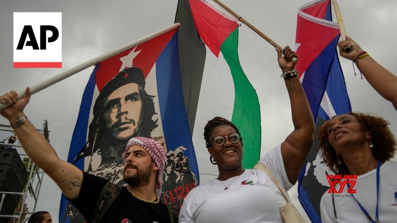 Cuba Unites for Peace March Supporting Palestinians