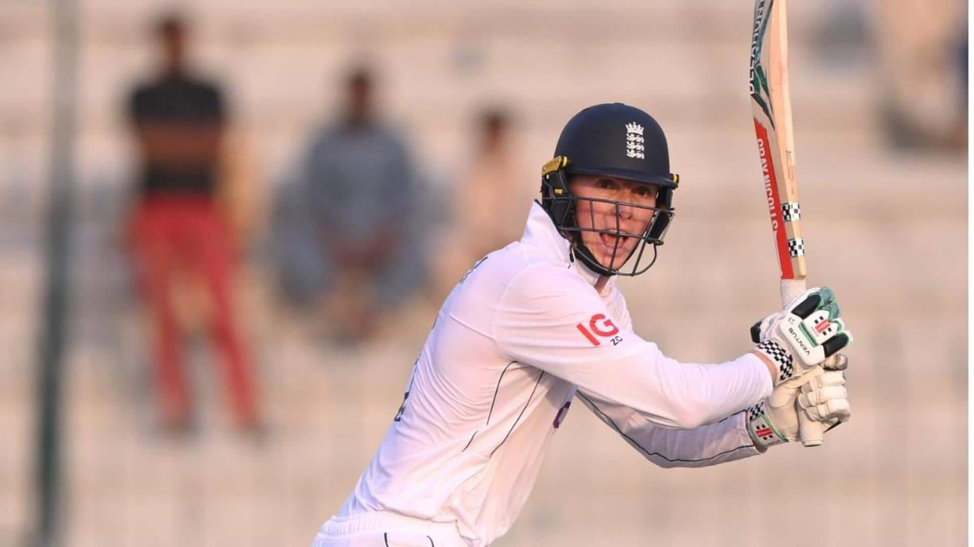 Zak Crawley Shines with Record-Breaking Fifty Against Pakistan