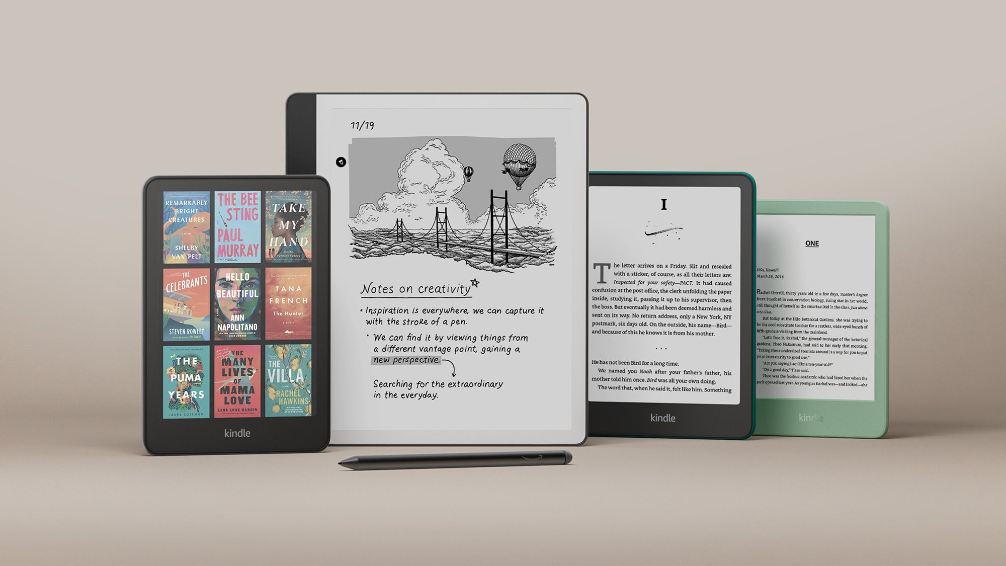 Discover the Exciting New Color Kindle Family from Amazon